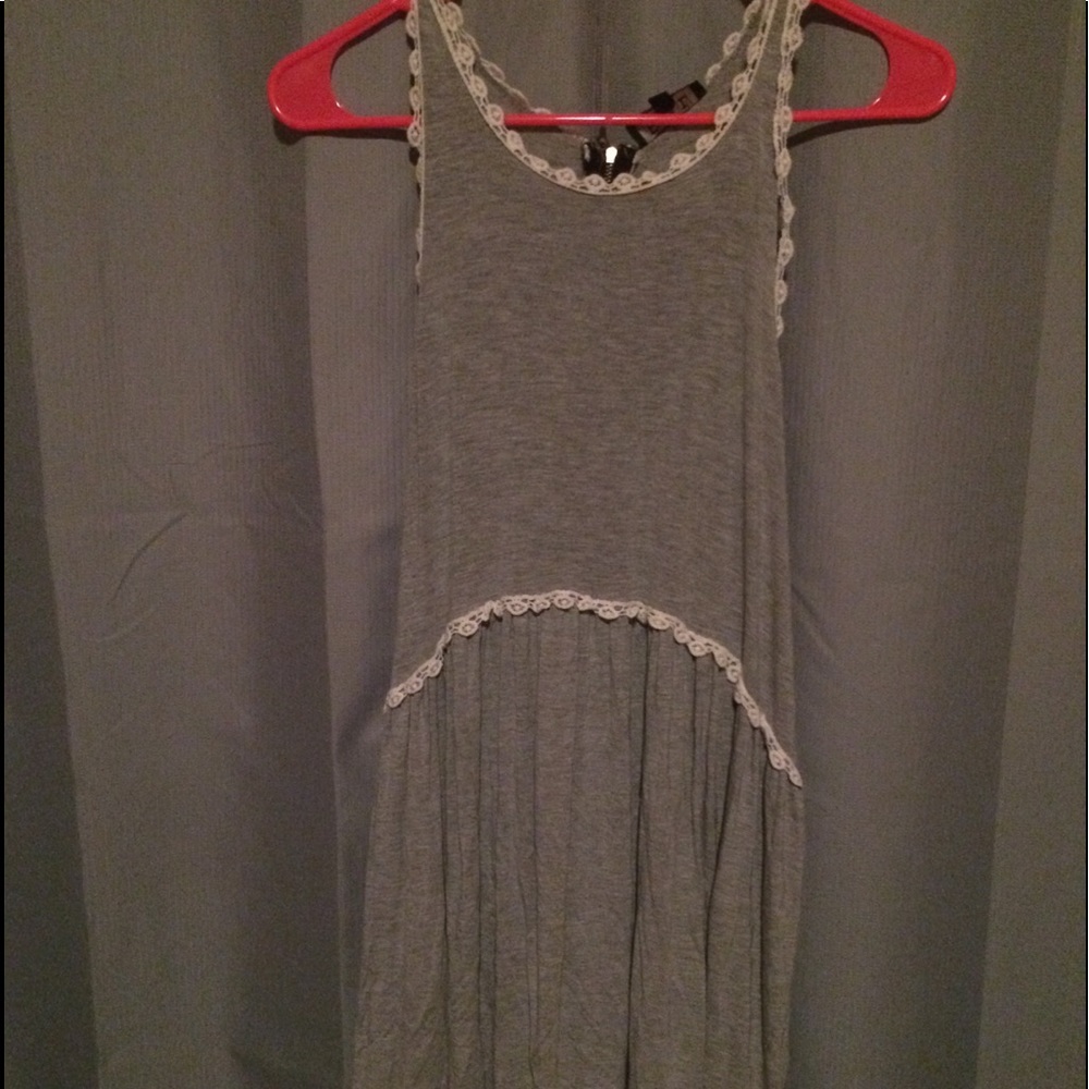 grey tank top dress